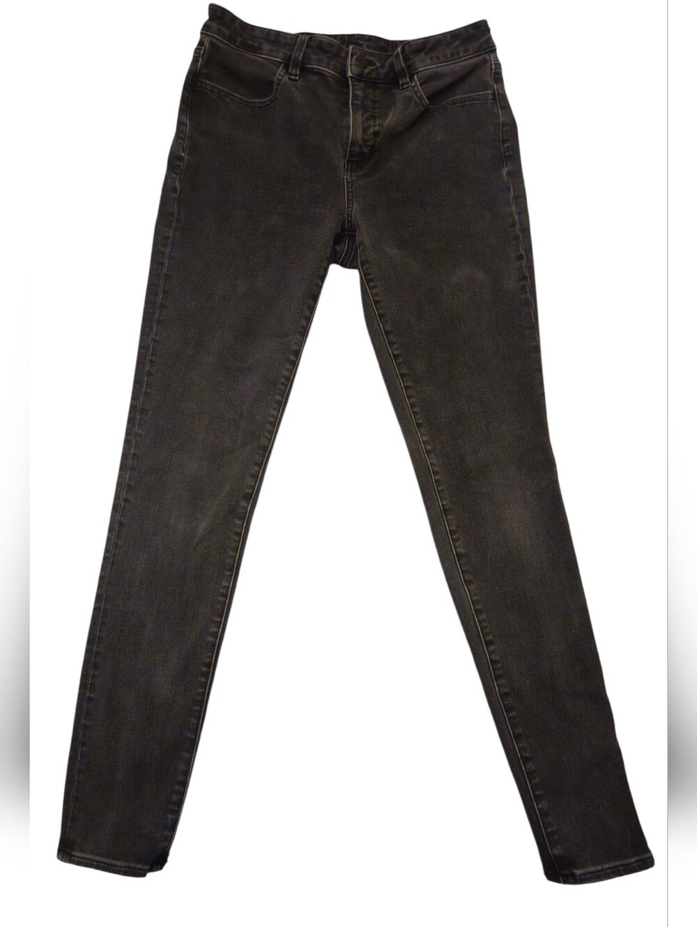 American Eagle Dream Stretch Black Jeans Womens Size 8 Long
